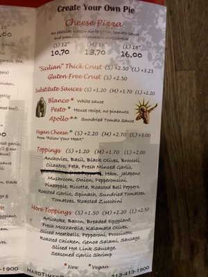 Menu photo 3 Hard Times Pizza Los Angeles, CA