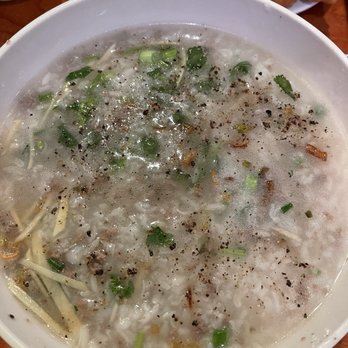 Pho Ga Hai Van - Congee w/ Beef & Thousand Year Old Egg - Vietnamese Near Me - Westminster, California