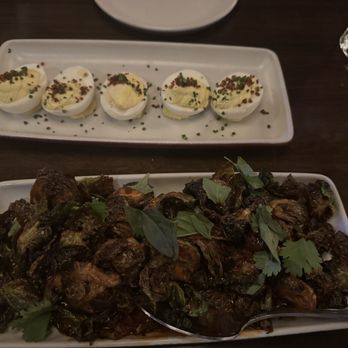 Culinary Dropout - White Truffle Deviled Eggs - New American Near Me - San Diego, California