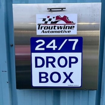 Troutwine Automotive - Did you know that you can drop off your car at Troutwine Automotive even when we're not open? Our convenient dropbox is located in the back - Auto Repair Near Me - Cayce, South Carolina Troutwine Automotive - Did you know that you can drop off your car at Troutwine Automotive even when we're not open? Our convenient dropbox is located in the back - Auto Repair Near Me - Cayce, South Carolina