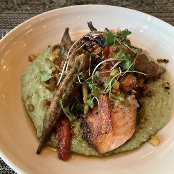 Andrei's Restaurant - Scottish Salmon - New American Near Me - Irvine, California Andrei's Restaurant - Scottish Salmon - New American Near Me - Irvine, California