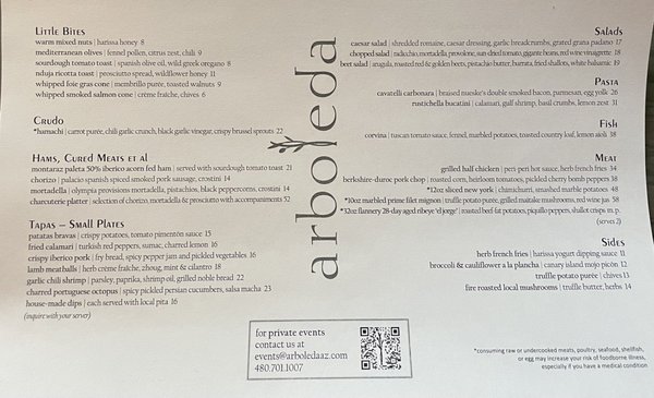 Menu photo 4 Arboleda Restaurant Scottsdale, AZ Menu photo 4 Arboleda Restaurant Scottsdale, AZ