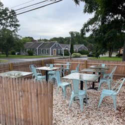 Greek Caffeina Café - Outdoor patio