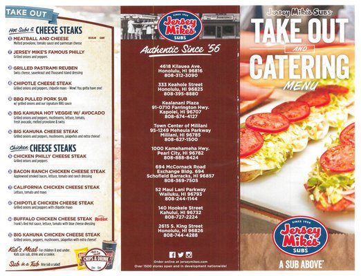 Menu photo 8 Jersey Mike's Subs Honolulu, HI Menu photo 8 Jersey Mike's Subs Honolulu, HI