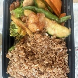 Shrimp and veggie Lunch Bowl