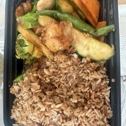 Teriyaki Yummy - Shrimp and veggie Lunch Bowl