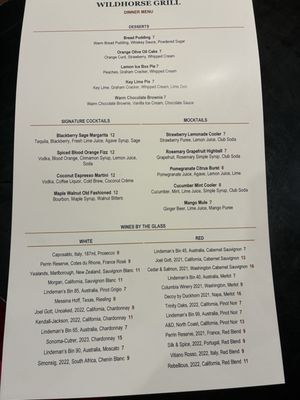 Menu photo 1 Wildhorse Grill Denton, TX Menu photo 1 Wildhorse Grill Denton, TX