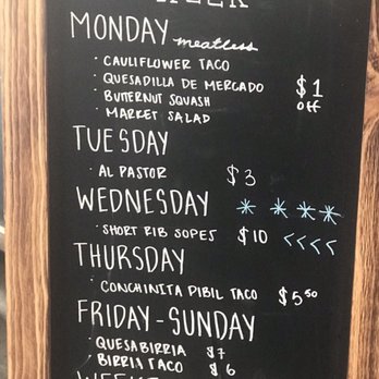 Corazon Cocina - Specials of the Week. - Mexican Near Me - Santa Barbara, California