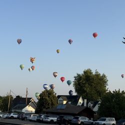 Spirit of Boise Balloon Classic - View from Boise Depot
