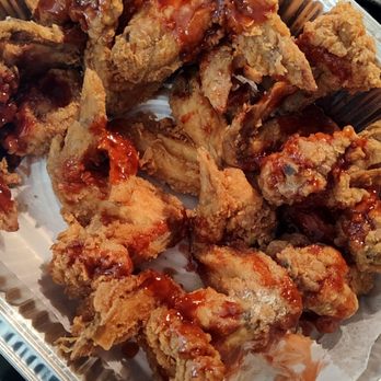 Louie Wingz and Catfish - 20 bulk wing bone in with mild sauce on - Chicken Wings Near Me - Portage, Indiana Louie Wingz and Catfish - 20 bulk wing bone in with mild sauce on - Chicken Wings Near Me - Portage, Indiana