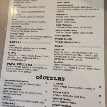 Masa y Más - Menu - Tacos Near Me - Austin, Texas
