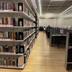 New York Public Library - 53rd Street - Downstairs books/work areas