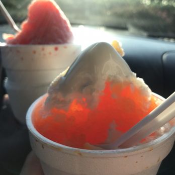 Sno To Go - Beetle juice (red) Beach BUM stuffed (orange) - Ice Cream & Frozen Yogurt Near Me - Williamsburg, Virginia Sno To Go - Beetle juice (red) Beach BUM stuffed (orange) - Ice Cream & Frozen Yogurt Near Me - Williamsburg, Virginia