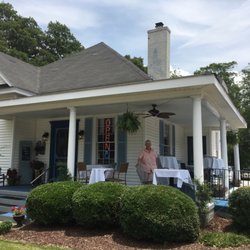 The Bleu Porch Kitchen & Market - Mom on porch