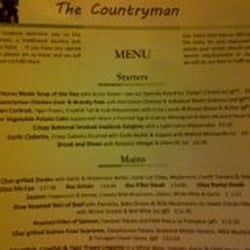 The Countryman - Standard menu