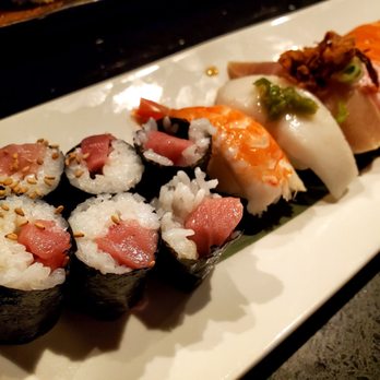 OHO Sushi Studio - Chef's Special - tuna maki roll and Chef's choice of 8 sushi. - Sushi Bars Near Me - Long Beach, California OHO Sushi Studio - Chef's Special - tuna maki roll and Chef's choice of 8 sushi. - Sushi Bars Near Me - Long Beach, California