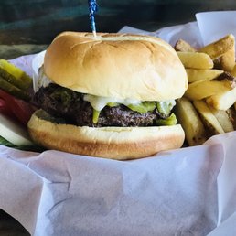 Green Chili Burger