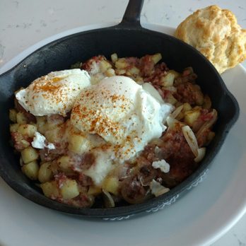 Hash Kitchen - Corned beef hash.  Aged in house 2 weeks. Best CBH I ever had! - Breakfast & Brunch Near Me - Scottsdale, Arizona