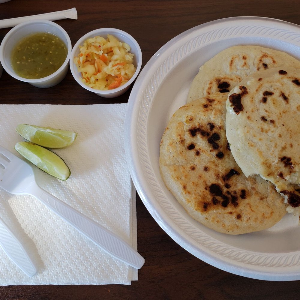 Tacusa - Loroco and 2 Pork Pupusas - Tacos Near Me - Fort Worth, Texas