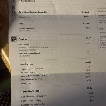 Verizon - The bill that is way higher than I was promised. - Mobile Phones Near Me - North Olmsted, Ohio Verizon - The bill that is way higher than I was promised. - Mobile Phones Near Me - North Olmsted, Ohio