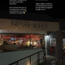 92 Drinks & Eats - The exterior outside front of the bar or restaurant