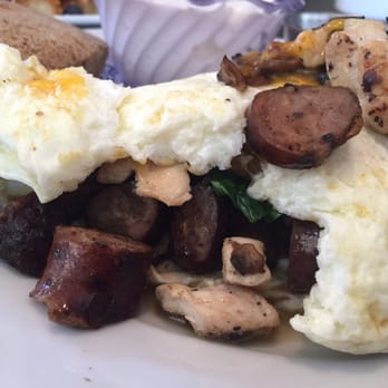 Blu Jam Cafe - I love that they offer chicken sausage. - Breakfast & Brunch Near Me - Sherman Oaks, California