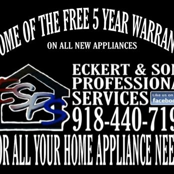 Eckert & Sons Professional Services - Appliances & Repair Near Me - Bartlesville, Oklahoma Eckert & Sons Professional Services - Appliances & Repair Near Me - Bartlesville, Oklahoma