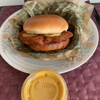 Wingstop - Chicken Sandwich. Buy one Chicken Sandwich get one Free. With Cheese Sauce. - Chicken Wings Near Me - Oceanside, California