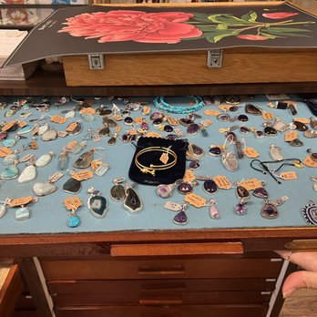 Quartz & Clover - drawers of posters and local artist jewelry including a full two drawers of cool earrings - Gemstones & Minerals Near Me - Fort Myers, Florida Quartz & Clover - drawers of posters and local artist jewelry including a full two drawers of cool earrings - Gemstones & Minerals Near Me - Fort Myers, Florida