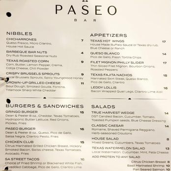 Paseo Bar - Breakfast & Brunch Near Me - San Antonio, Texas