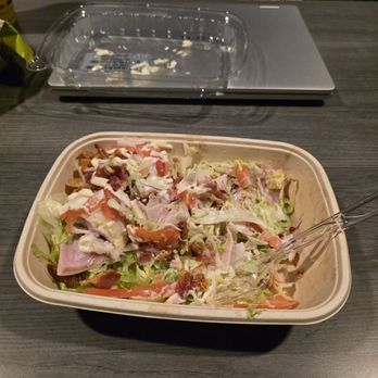 Jersey Mike's Subs - A #8 as a bowl....with no oil and vinegarette. So plain. - Fast Food Near Me - Corpus Christi, Texas