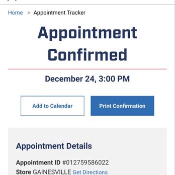 Pep Boys - Appointment Screenshot - Auto Repair Near Me - Gainesville, Florida Pep Boys - Appointment Screenshot - Auto Repair Near Me - Gainesville, Florida