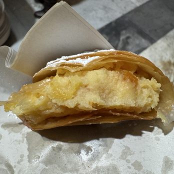 La Sfogliatella Mary - Sfolgiatelle Riccia - practically bursting with sweet ricotta and orange filling - Desserts Near Me - Naples, NA