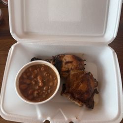 Grill Pollo - 2 Piece Meal with pinto beans
