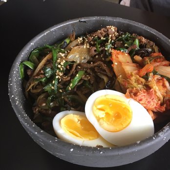 DB Grill - Bugolgi bowl....that soft boiled egg topped it off!  Yummy! - New American Near Me - Kapolei, Hawaii