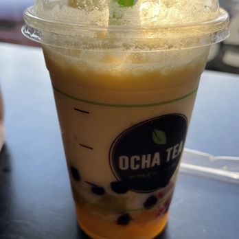 Java Loco - 24 oz. Large Mango Passion Smoothie - Coffee & Tea Near Me - Alexandria, Virginia
