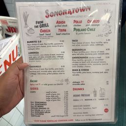Menu Menu