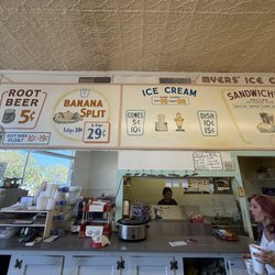 Traditions Soda & Sandwich - Original signage