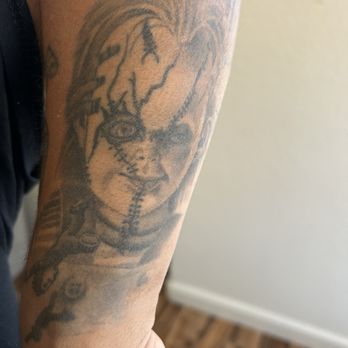 Elk Grove Tattoos - Chucky - Tattoo Near Me - Elk Grove, California