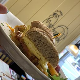 My breakfast sandwich! My breakfast sandwich!