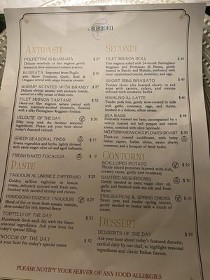 Menu photo 2 Da Barbara Los Angeles, CA