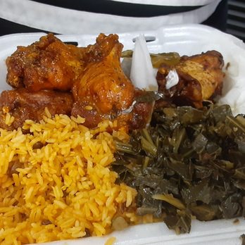Trap Chicken - Chicken, Rice, and Greens - Seafood Near Me - Bridgeport, Connecticut