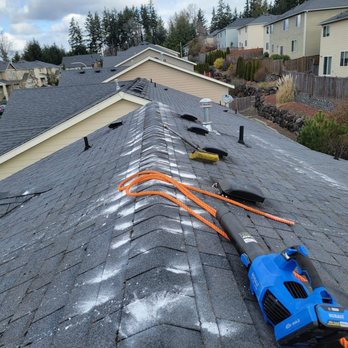 Viking ProWash NW Exterior Solutions - Zink treated roof after moss removal and gutter clean. - Pressure Washers Near Me Viking ProWash NW Exterior Solutions - Zink treated roof after moss removal and gutter clean. - Pressure Washers Near Me