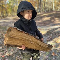Gary's Family Campground - Tough kid... loves nature