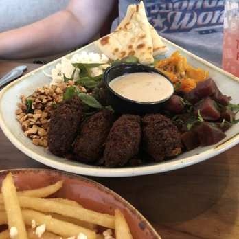 Luna Grill Richardson - Better Beet Bowl with added Falafel - Mediterranean Near Me - Richardson, Texas Luna Grill Richardson - Better Beet Bowl with added Falafel - Mediterranean Near Me - Richardson, Texas