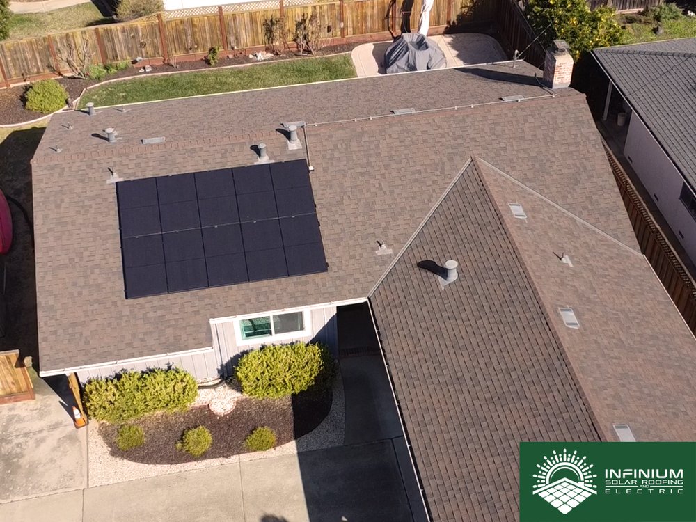 Slide of Infinium Solar Roofing and Electric