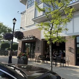 Outside
