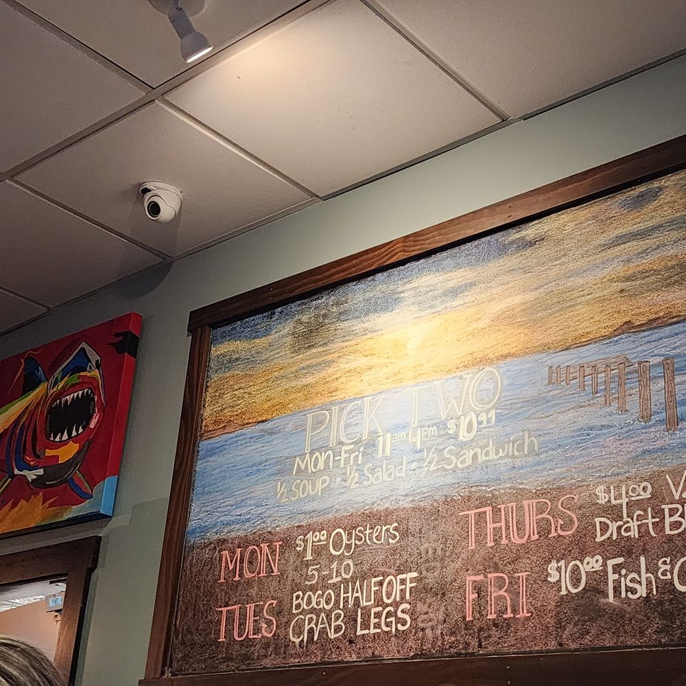 CJ Finz - Specials board. - Seafood Near Me - Manassas, Virginia