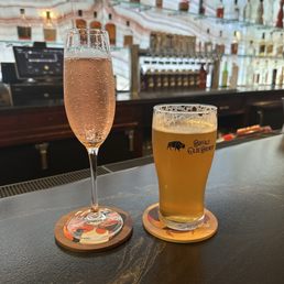 Drinks at the bar