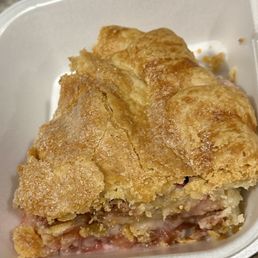 Rhubarb pie